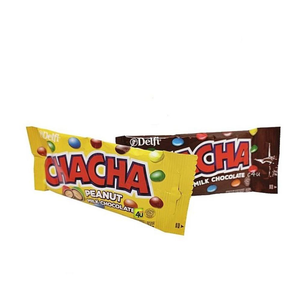chacha coklat / isi kacang 22 pcs