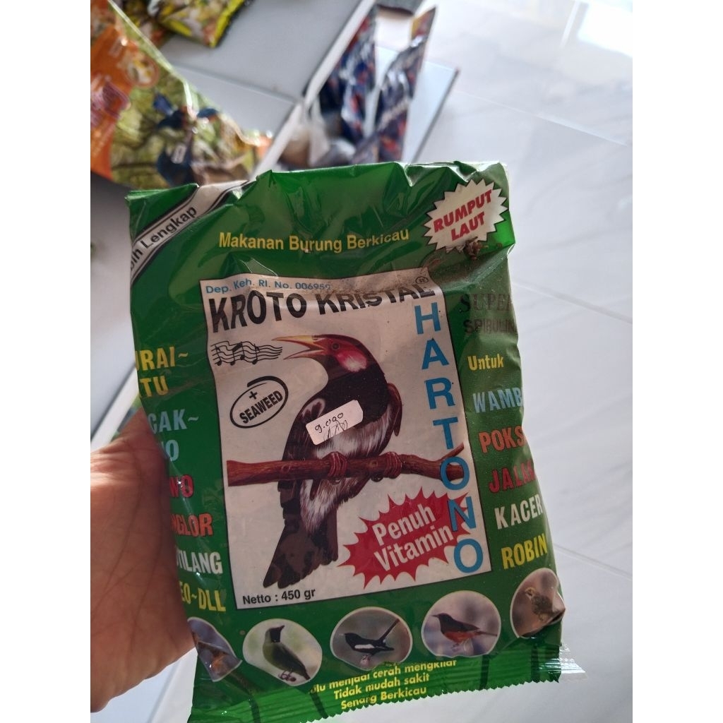 Kroto Kristal (hijau)450g