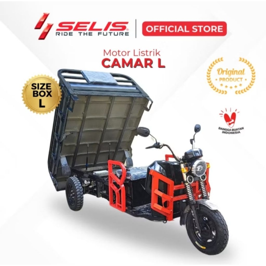 SELIS CAMAR - MOTOR LISTRIK ANGKUT RODA 3 - MOTOR LISTRIK UNTUK USAHA