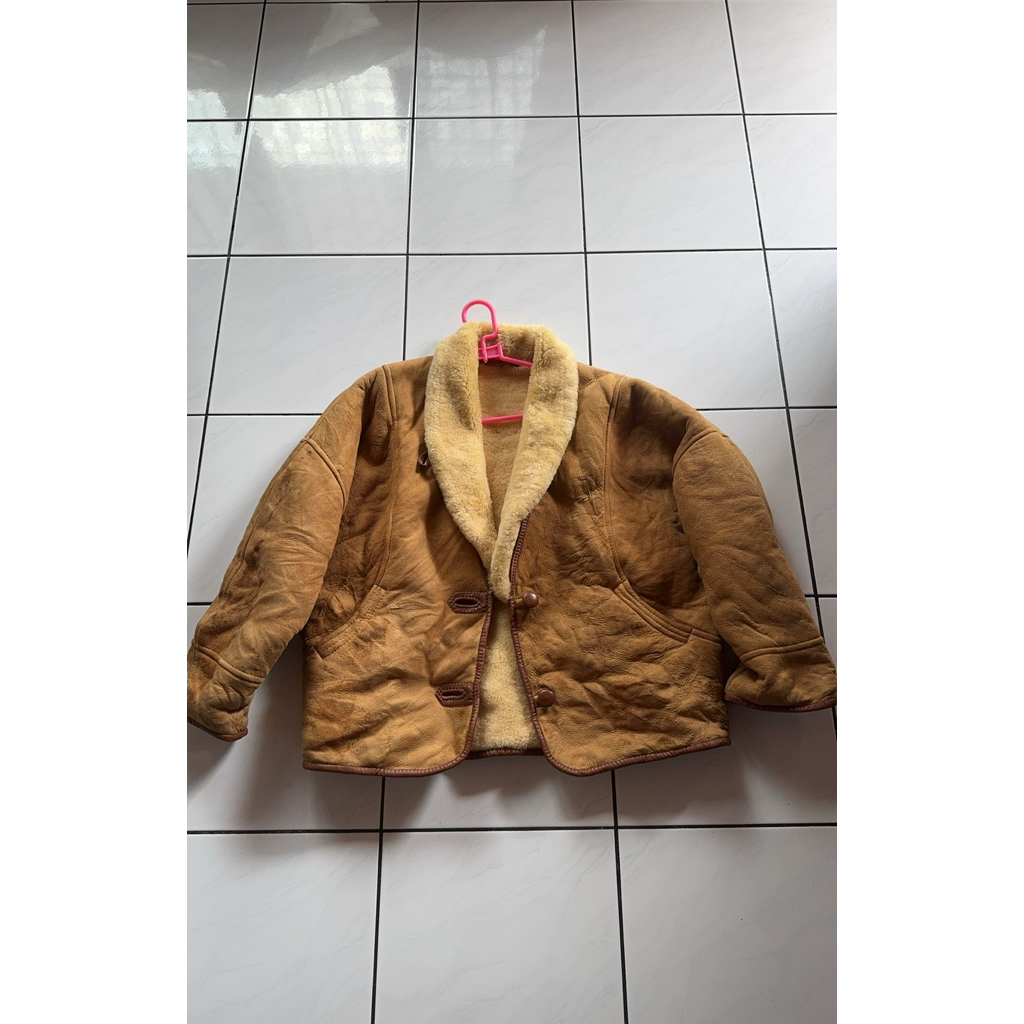Coat Bulu Domba Asli