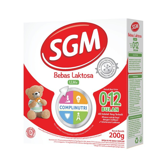 SGM BEBAS LAKTOSA LLM+ 200GR