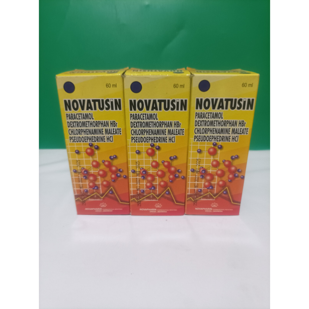 NOVATUSIN SIRUP 60ml obat untuk batuk pilek demam anak