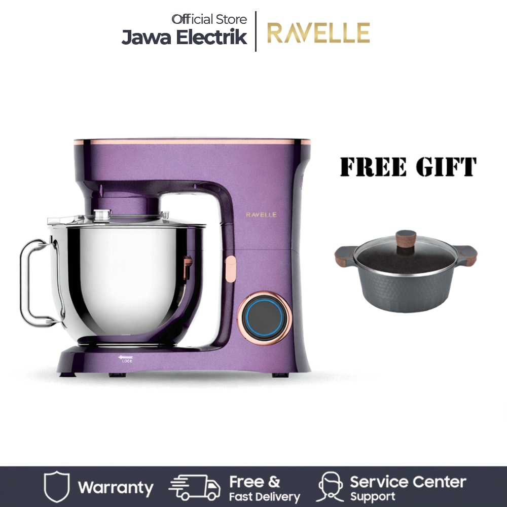 RAVELLE Stand Mixer 7L Imperial Electric Mixer - Mystique Velvet