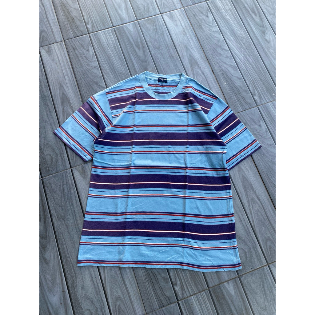 tshirt vintage uniqlo stripe