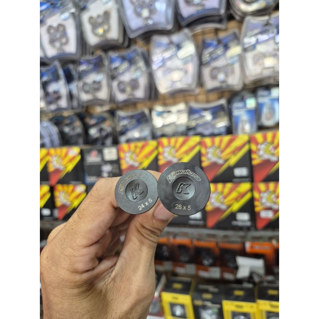 Klep valve kawahara 24 28 batang 5 mm sim klep racing SONIC payung pajung klep topi racing asli orig
