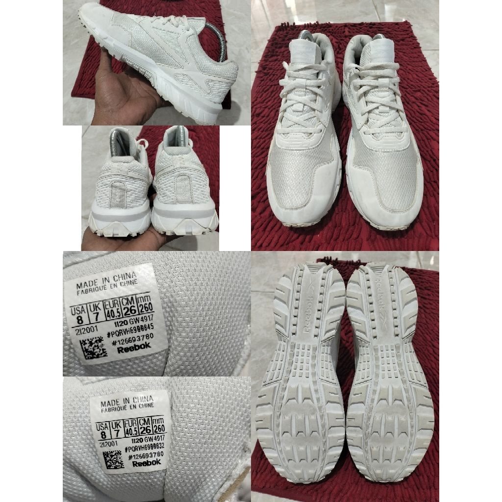 Sepatu Preloved Second Original Reebok Ridgerider 5.0 Size 40