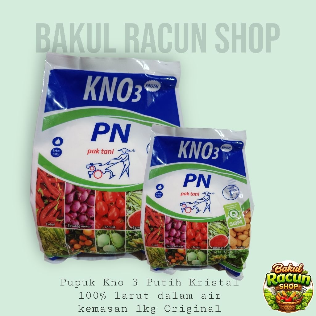 KNO3 putih PN crystal Pak tani kemasan 1kg Original