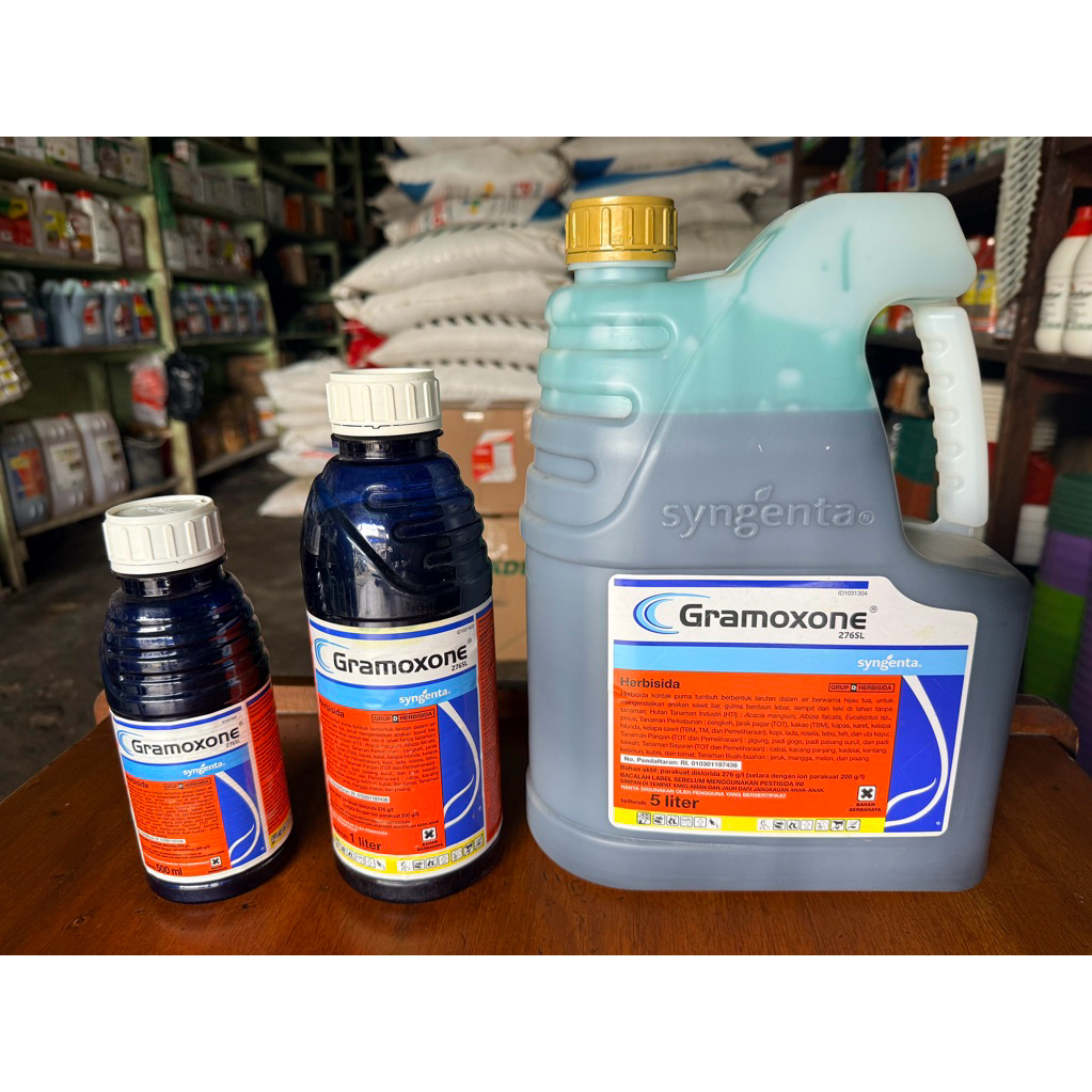 Herbisida Gramoxone 276SL (500ML, 1L, 5L) Racun Rumput, Obat Rumput