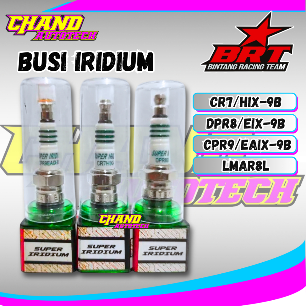 BUSI BRT Busi Racing Super Iridium BRT Vario 150 Aerox Genio PCX Beat Nmax Mio M3 Fino Xmax busi BRT