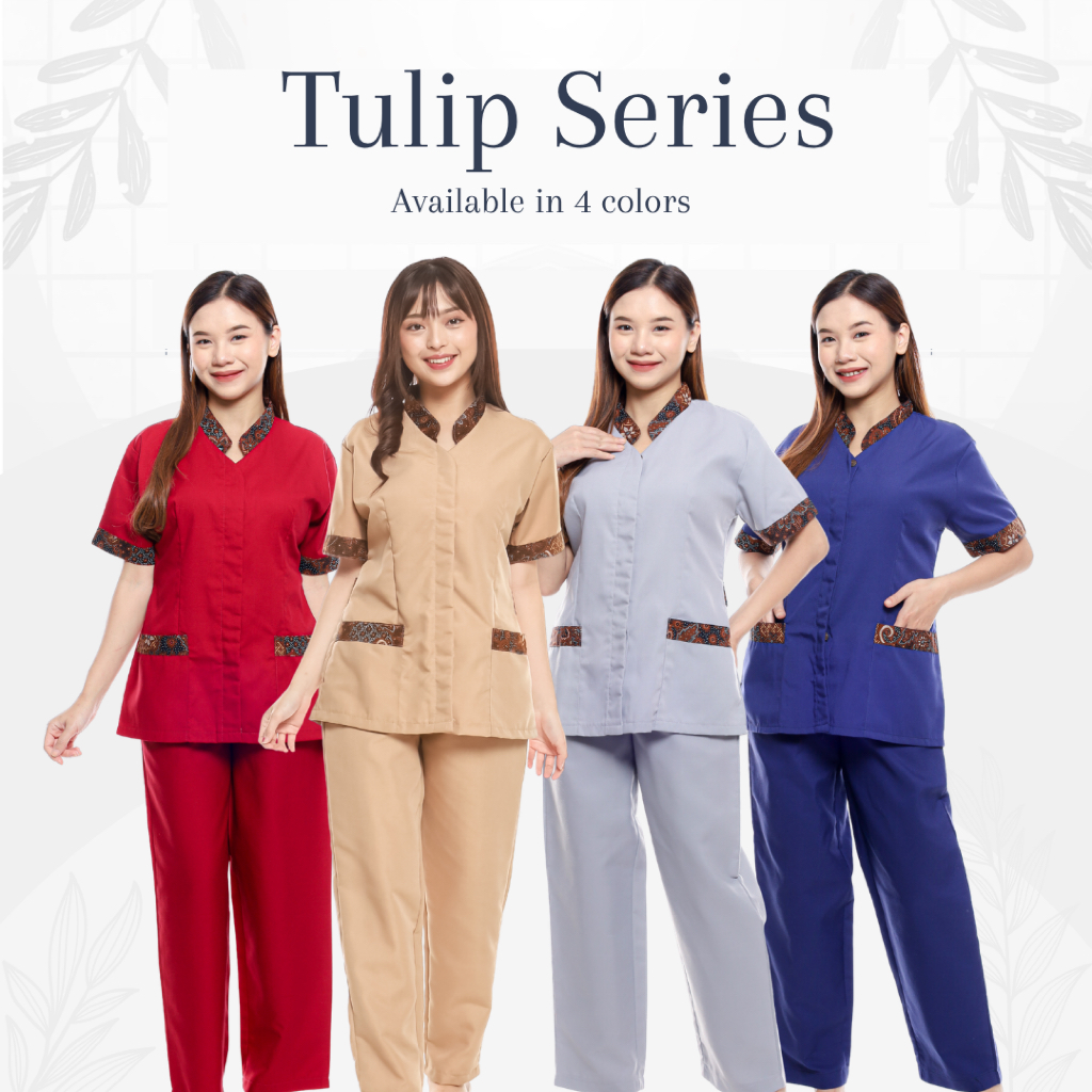 Baju seragam suster/ baju baby sitter/ baju nanny ( batik)