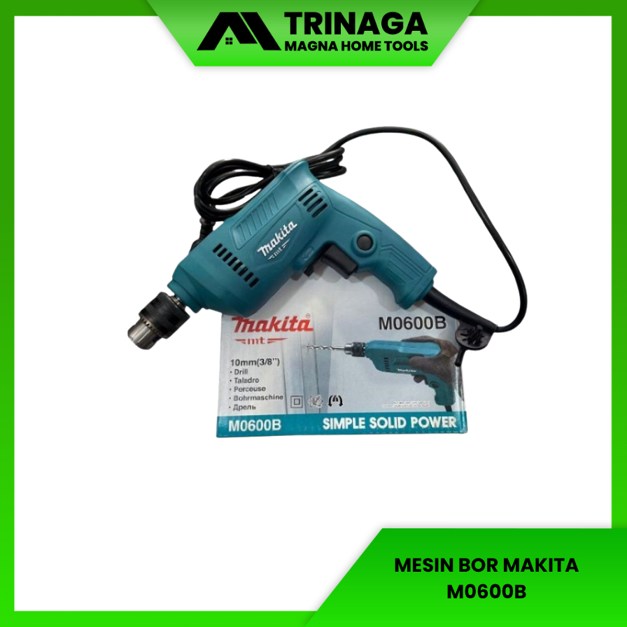 MESIN BOR LISTRIK MAKTEC MAKITA 10 MM ORIGINAL MT60