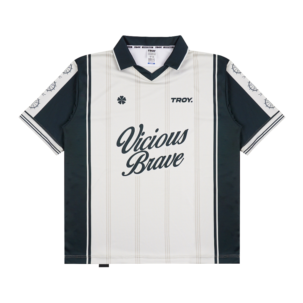Troy Company Jersey Cream Green Vicious Brave - Jersey Cream Hijau Klasik JSM 3581