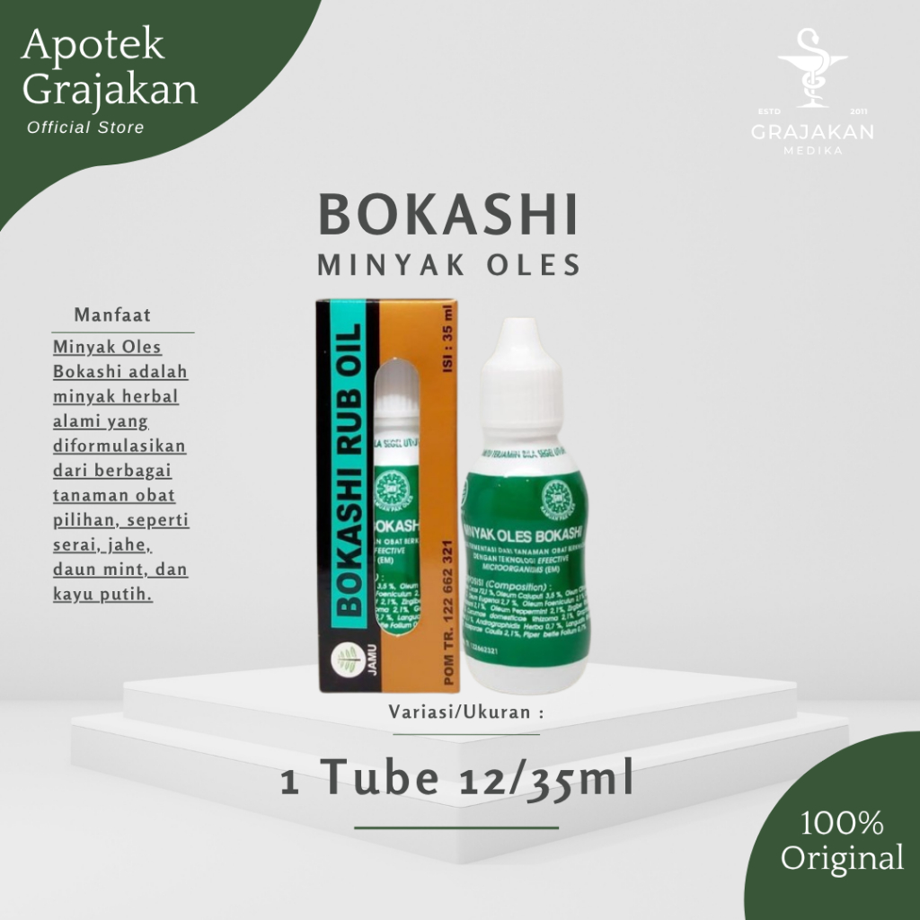 Minyak Oles Bokashi 12ml 35ml / Minyak Bokashi 12ml 35ml
