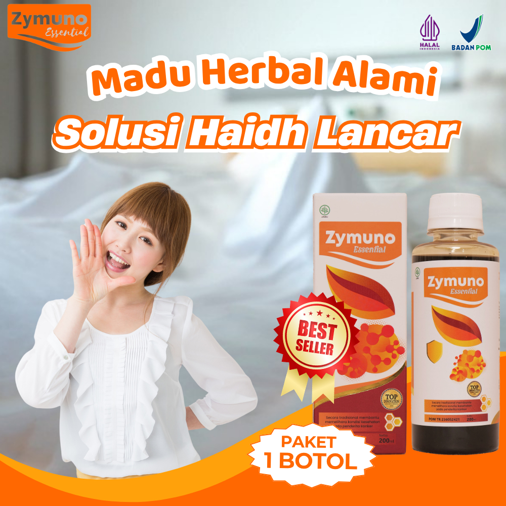 Zymuno - Madu Herbal Alami Atasi Haid Tidak Lancar  ORI 1 Botol