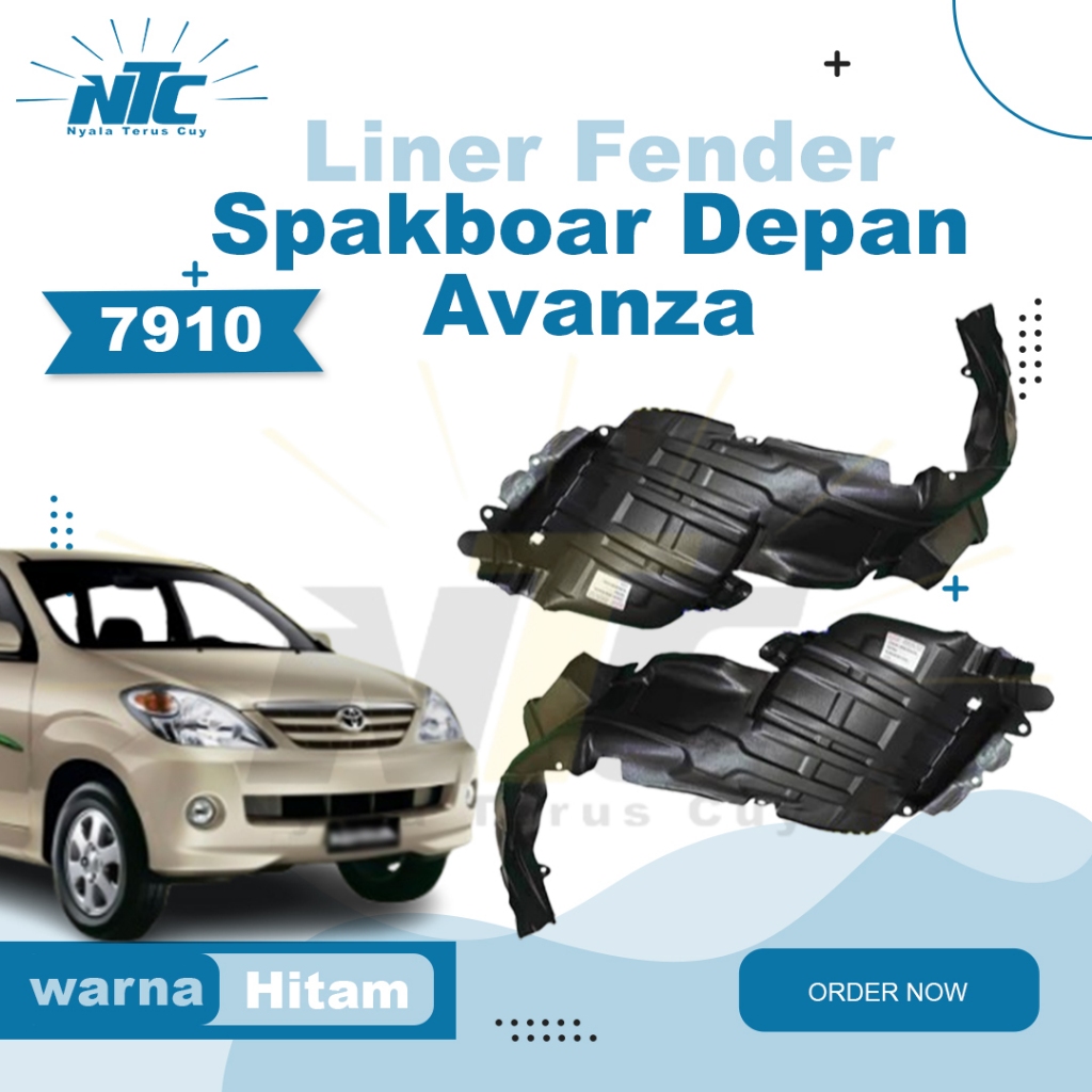 7910 LINER INNER FENDER SPAKBOR DEPAN AVANZA XENIA VVTI 2004 2005 2006 2007 2008 2009 2010 2011
