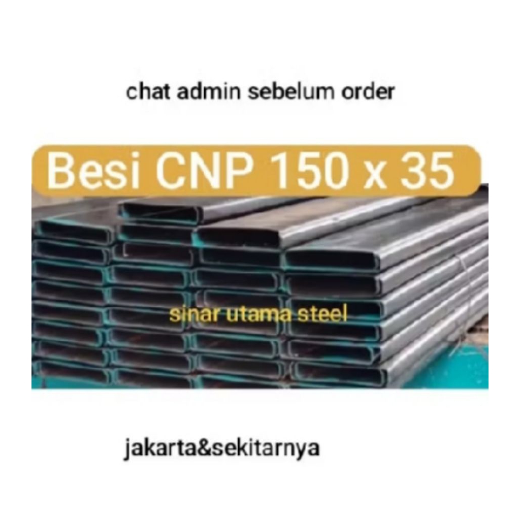 Besi CNP 150 X 2,0mm x 6 METER / BESI KASO CNP 150 x1,5mm /Besi cnp 150 / Besi kaso CNP 150 / BESI C