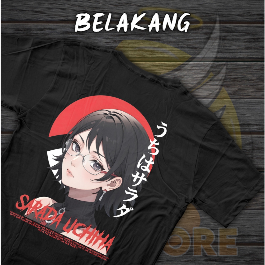 Kaos Sarada Uchiha Naruto