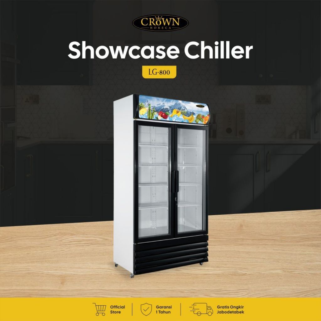 Showcass Chiller 800 Liter LG-800
