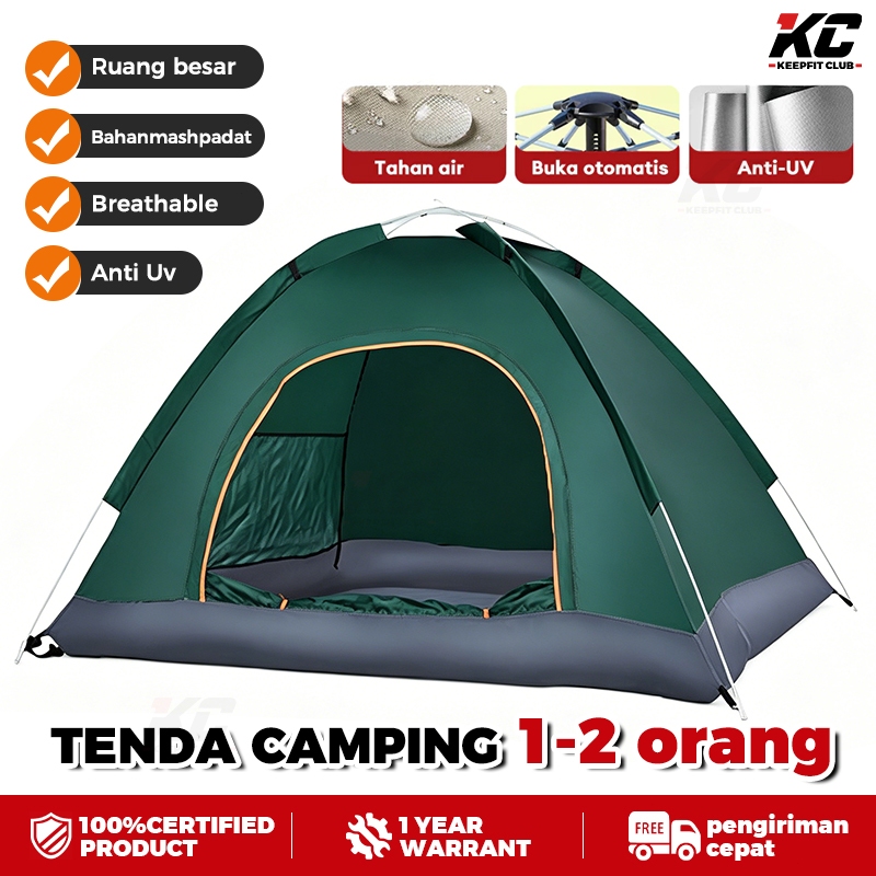 Tenda otomatis 2-4 orang/Tenda Camping Kapasitas 2-4 Orang/Tenda Camping 3-4 Orang Otomatis Lipat Po