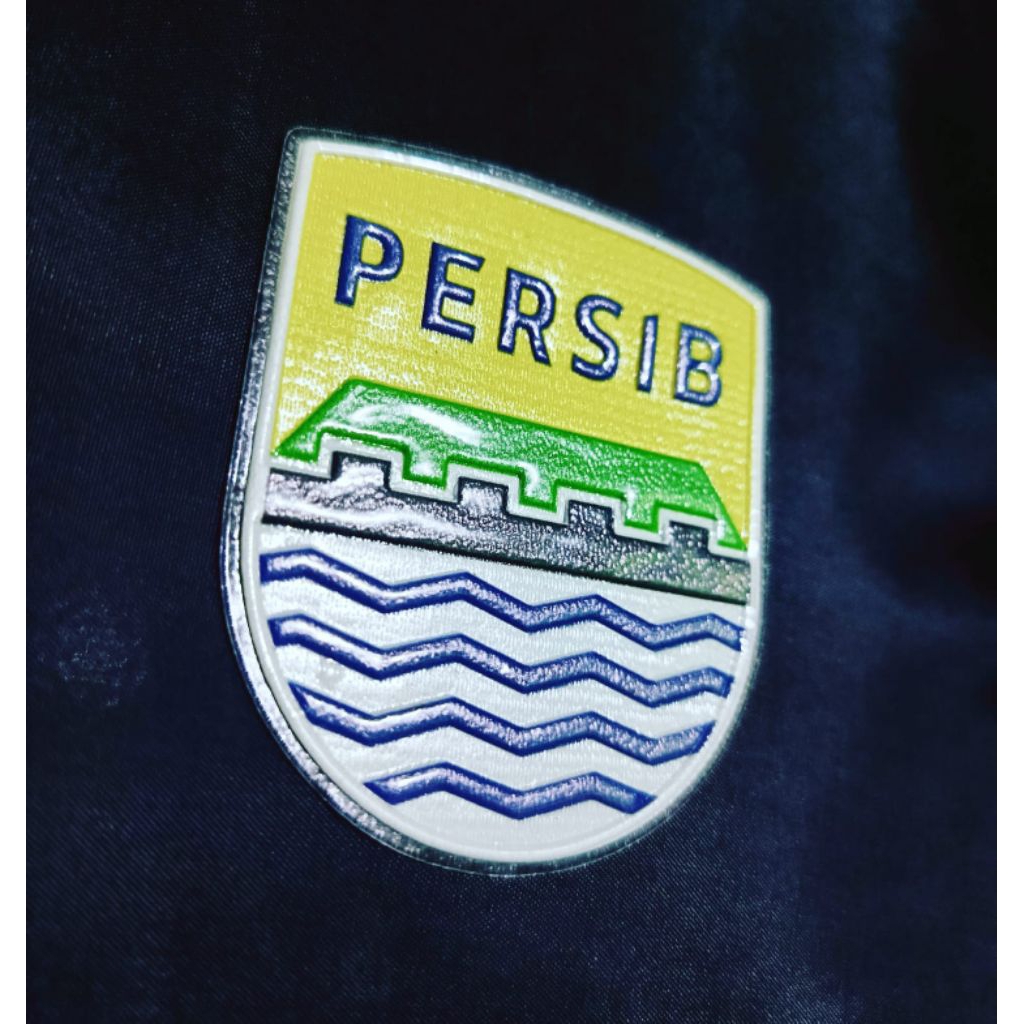 PATCH PERSIB logo Bintang manual emboss 3d plat silikon tpu