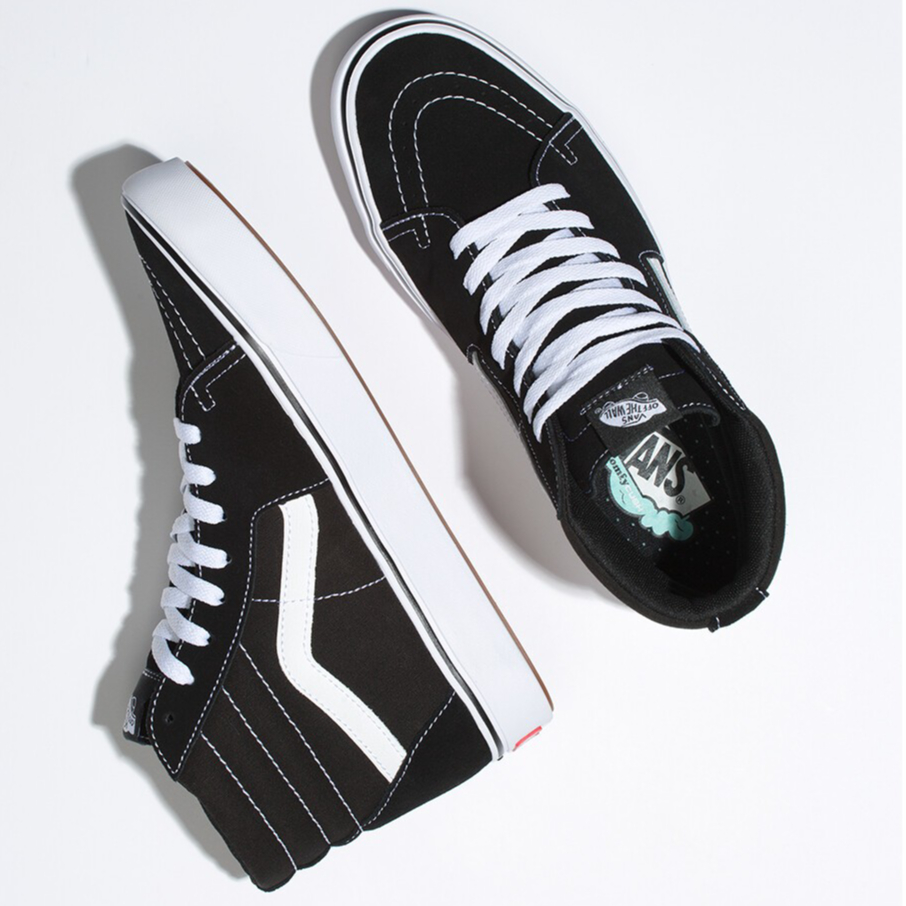 Vans Sk8-Hi Comfycush Black/White Size 38
