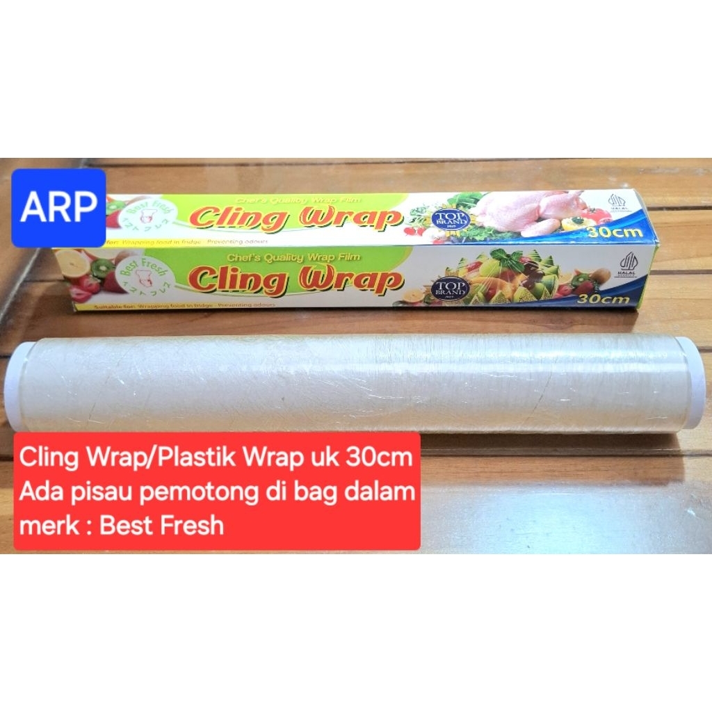 Plastik Wrap-CLING WRAP/CLING WRAP BEST FRESH dengan Pisau Pemotong