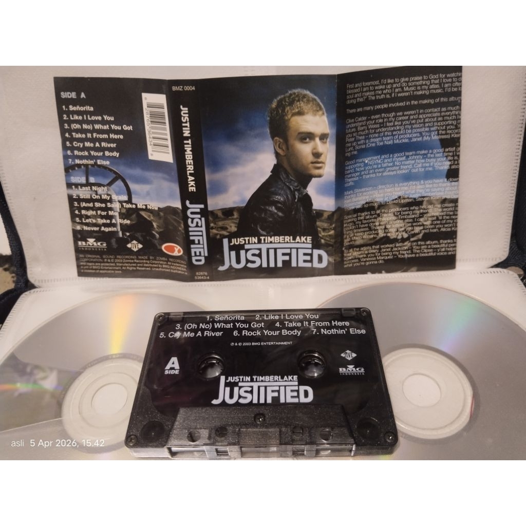 kaset pita justin timberlake // justfield