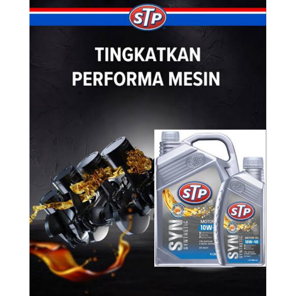 Oli Mobil Avanza STP 10W-40 Synthetic 1Liter Oli Mesin Mobil Xenia Rush
