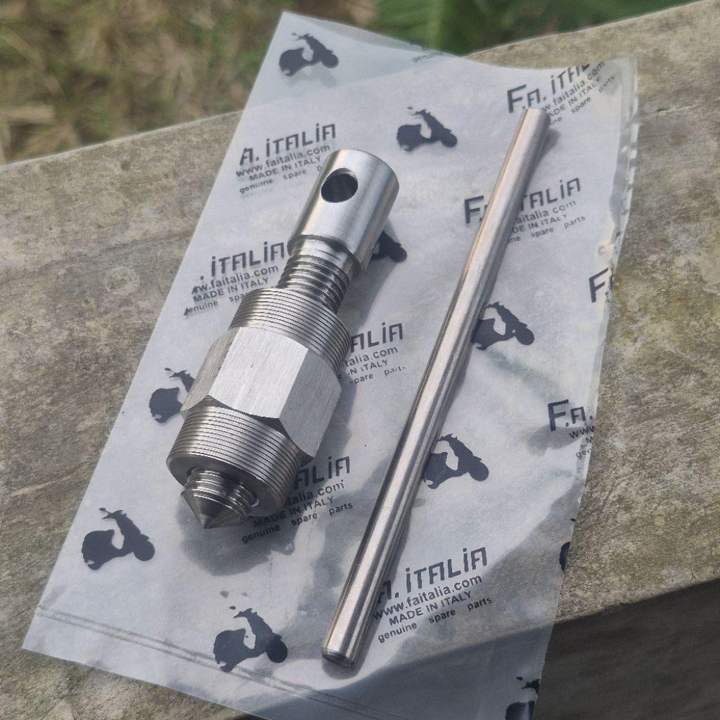 Treker Traker Magnet Magnit Bahan Stainless Untuk Vespa Vbb Super Sprint Bajaj Px Pxe Excel Exclusiv