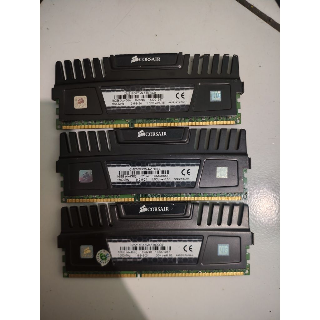 Ram Corsair 4GB DDR3 second