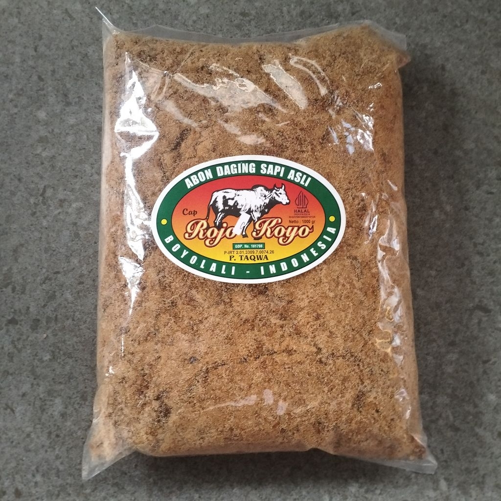 Abon Sapi Rojo Koyo 1 kg