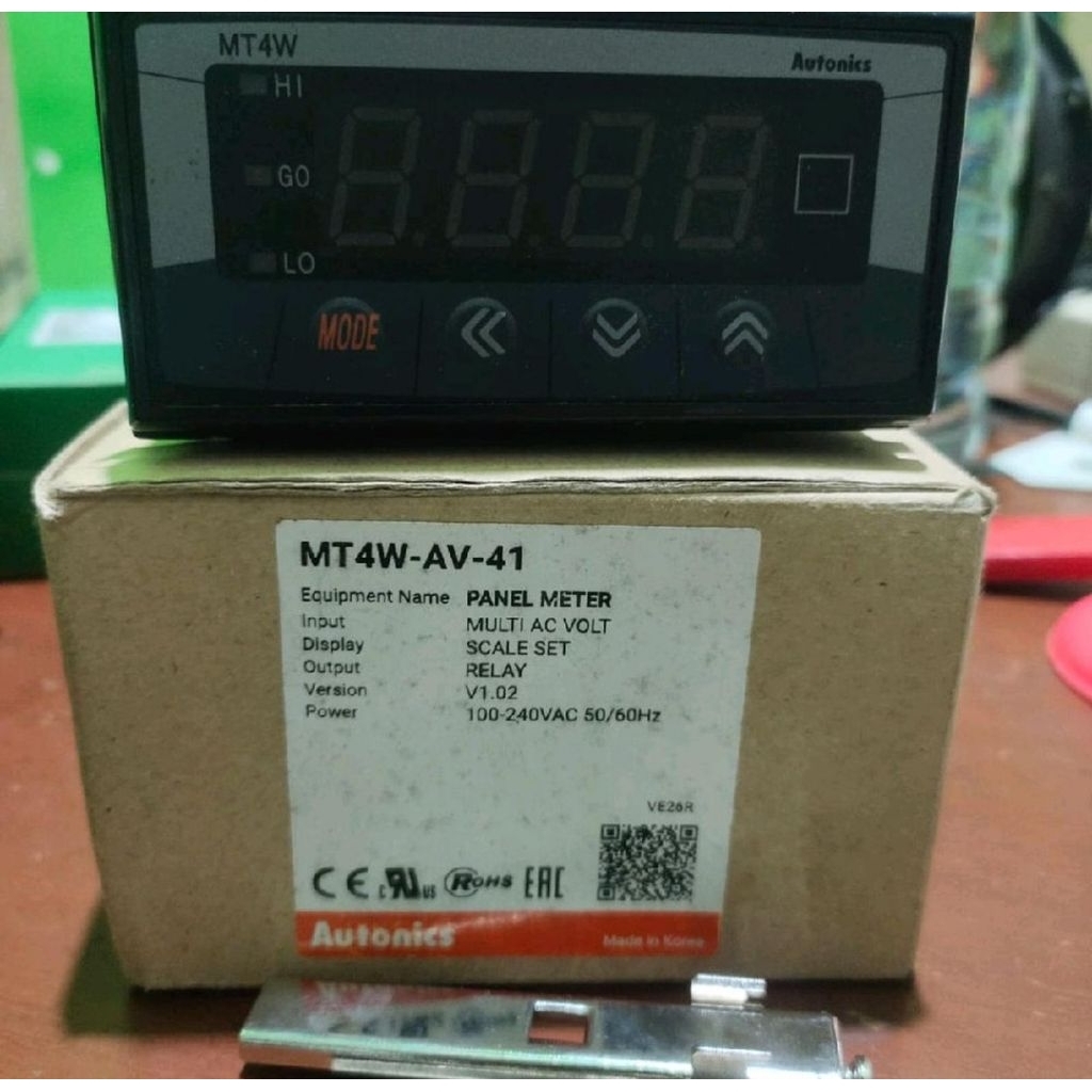 PANEL METER AUTONICS MT4W-AV-41/MT4W-AV-41 AUTONICS ORIGINAL