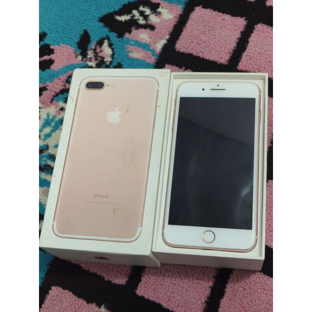 Iphone 7 Plus, Rose Gold 256 GB Mati Total  Masih Mulus Jual Apa Adanya