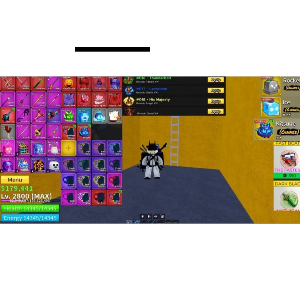 Akun Blox Fruits Perm Kitsune