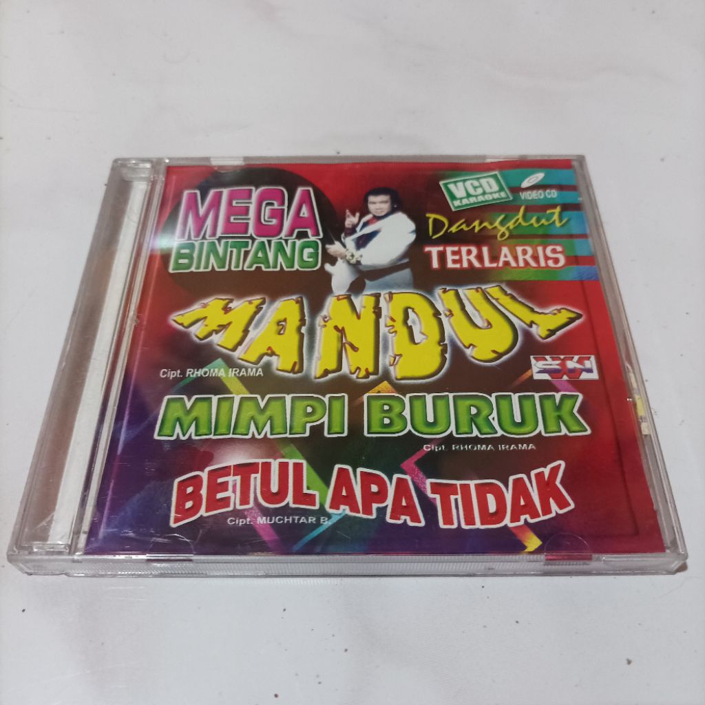 Original VCD Karaoke Musik Dangdut Mega Bintang Rhoma Irama Dayu AG Elya Khadam