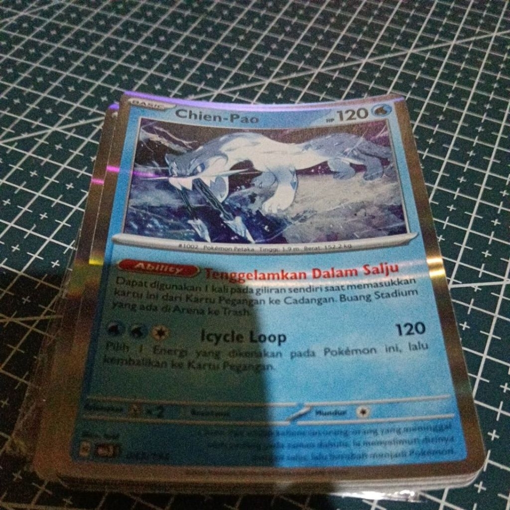 Pokemon TCG Indonesia Holo Foil Chien-Pao