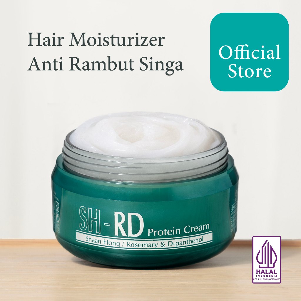 SH-RD Protein Cream (50ml - 80ml) Moisturizer & Vitamin Rambut Hair Care Rambut Ngembang, Kering &