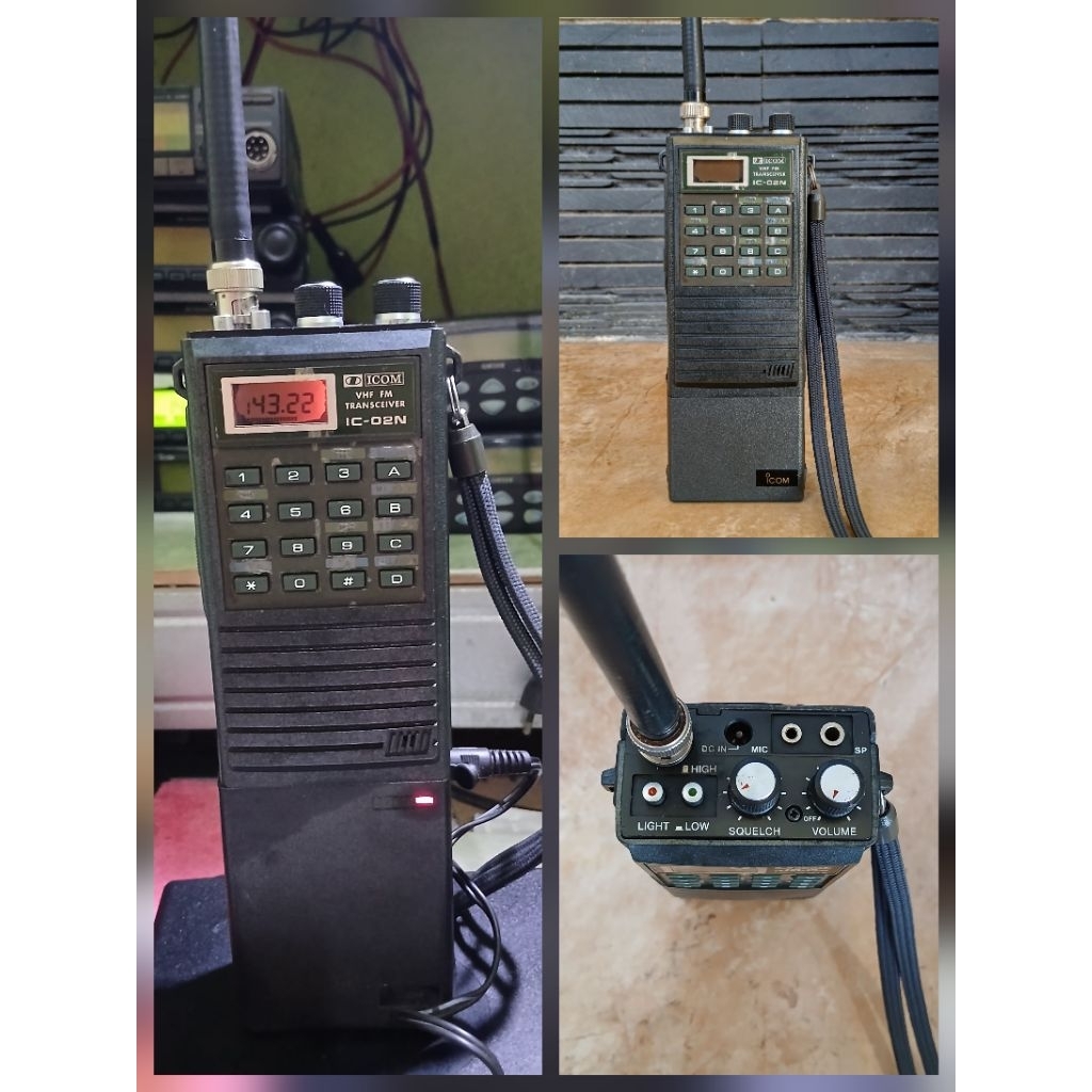 HT LEGENDARIS ICOM IC-02N VHF MULUS ORIGINAL JAPAN