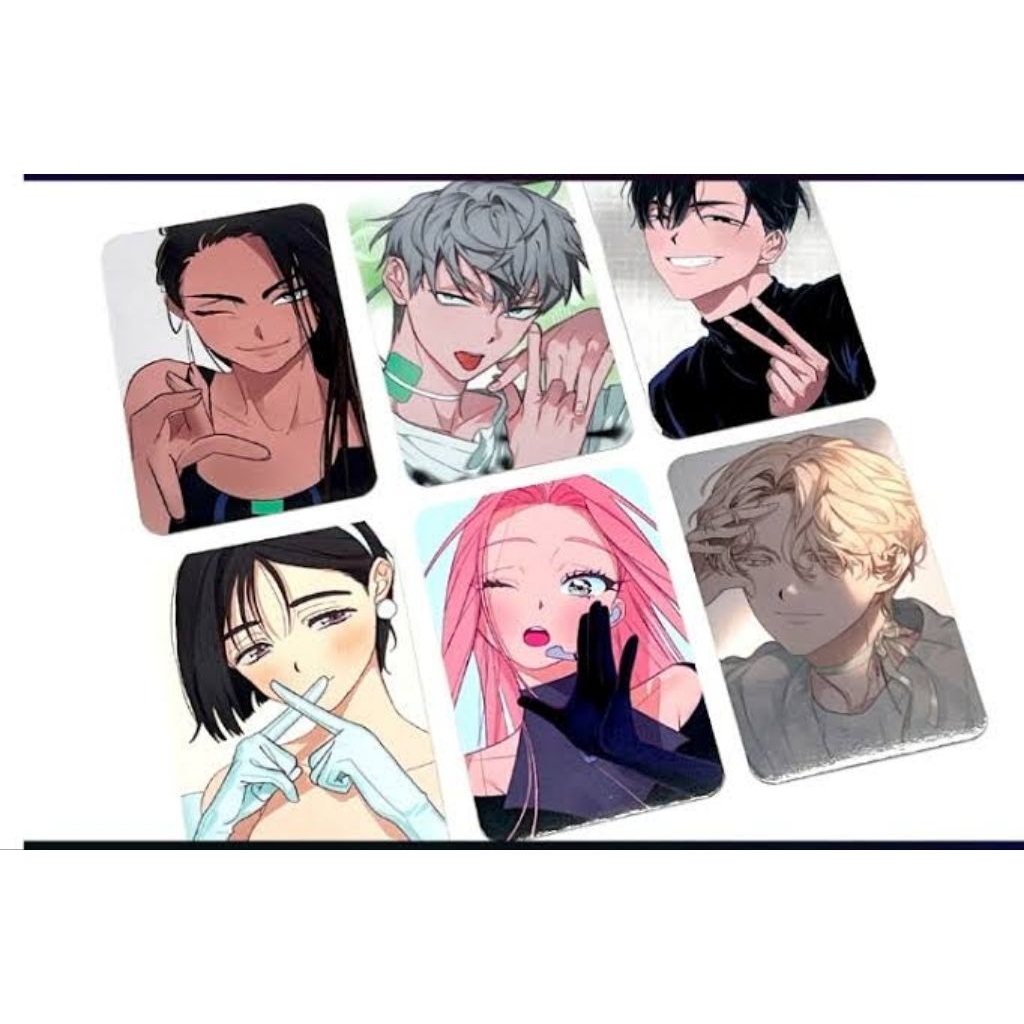 Photocard Alien Stage Idol 6pcs Foto Manhwa Alien Stage