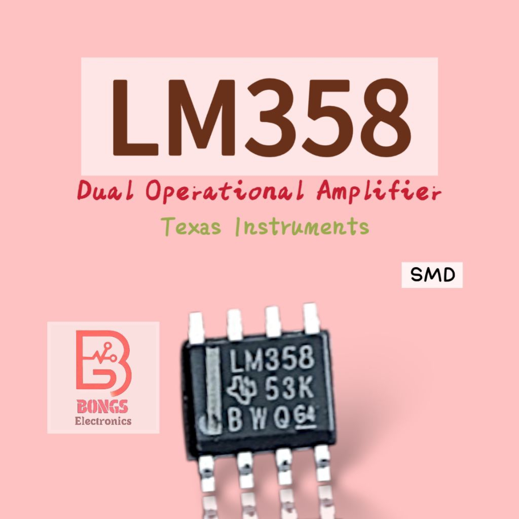 Lm358 IC SMD Single supply Dual Operational Amplifier