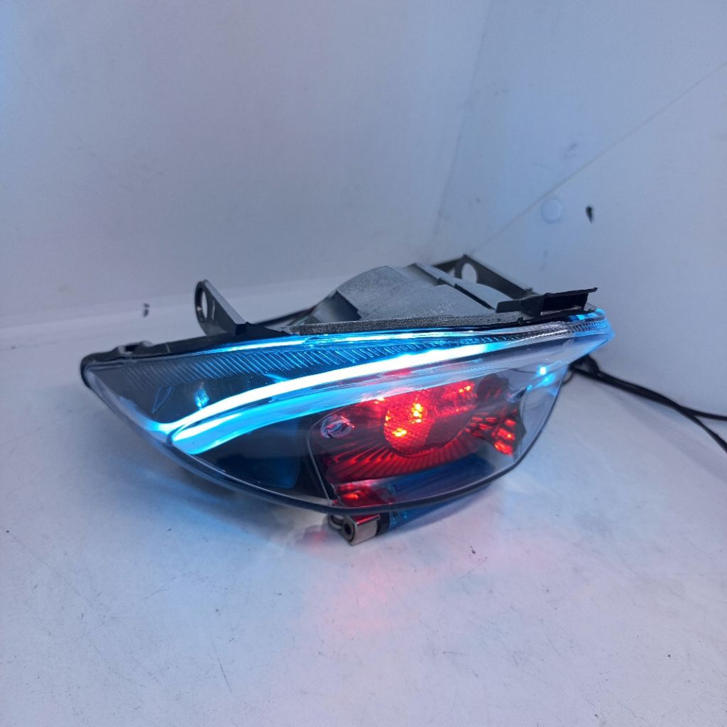 CUSTOM LAMPU STOP JUPITER MX 135 LAMA MX OLD PLUS DOUBLE ALIS