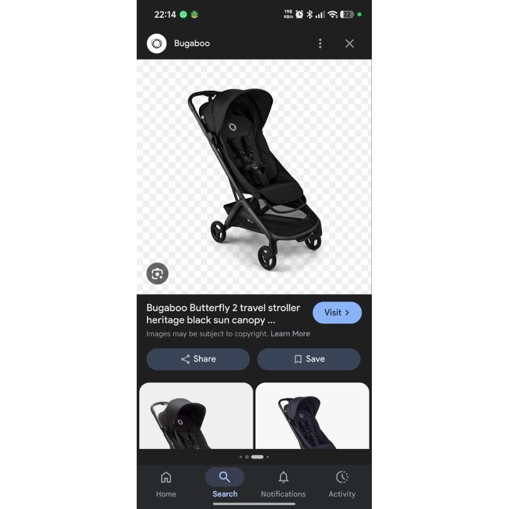 bugaboo stroller butterfly