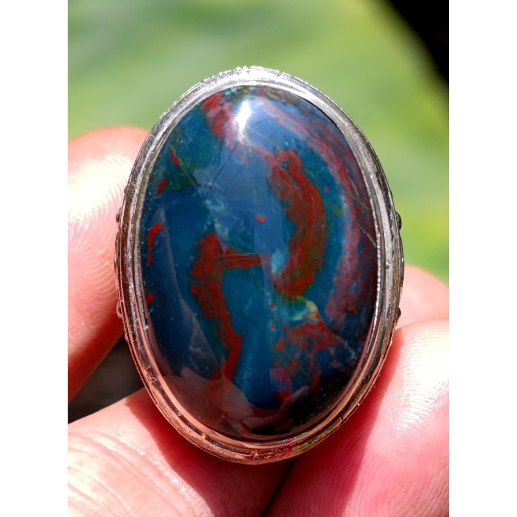cincin batu akik nagasui super antik lain pancawarna phyrus dan bacan