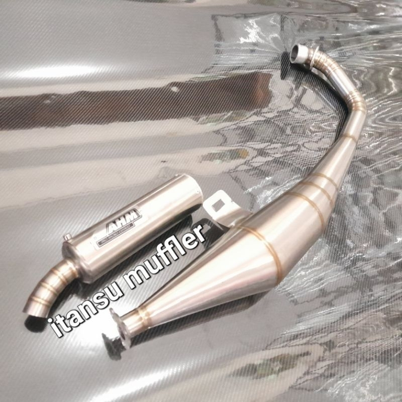 AHM Exhaust For Yamaha 125z / 125zr / Y125zr Full Stainless