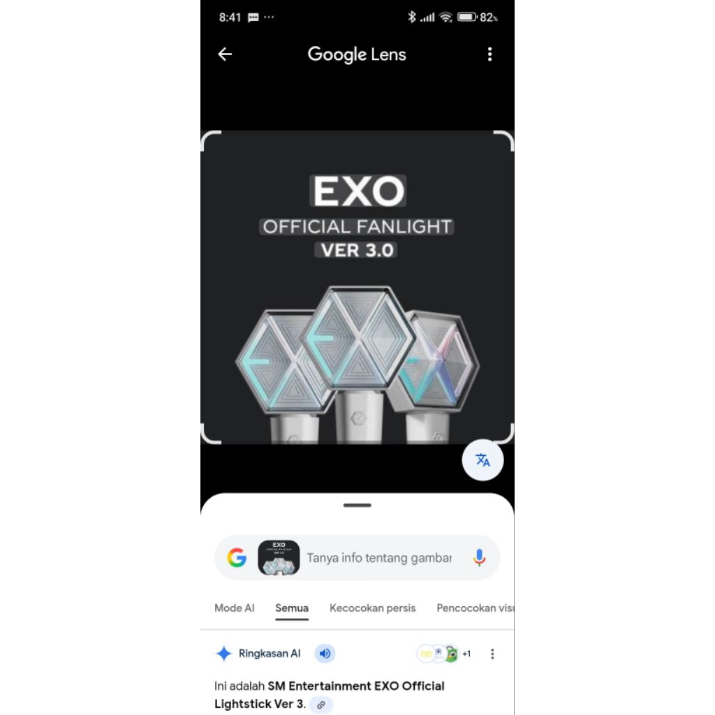 lightstick exo original sm entertaiment