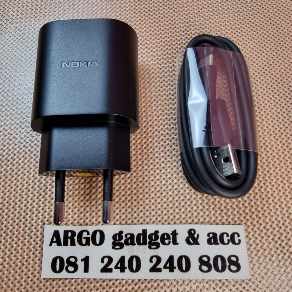 Charger NOKIA 18W Fast Charging 3.0 Type-C ORIGINAL.