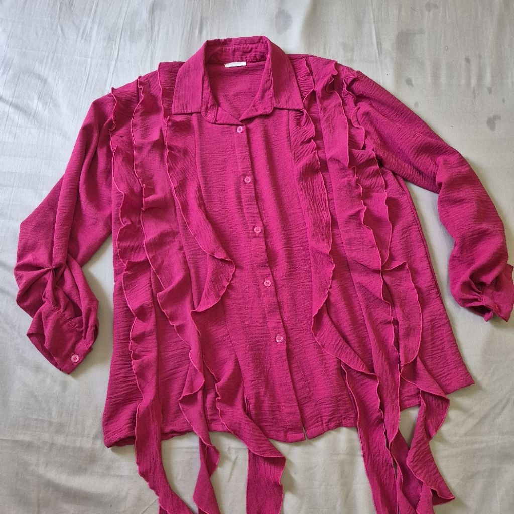 preloved kemeja ruffle