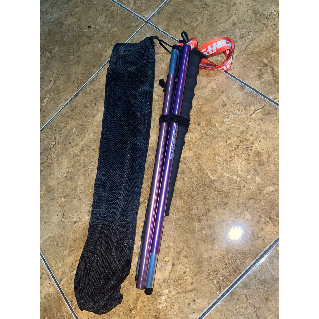 TaffSPORT Tongkat Hiking Lipat Trekking Pole Aluminium 120cm second