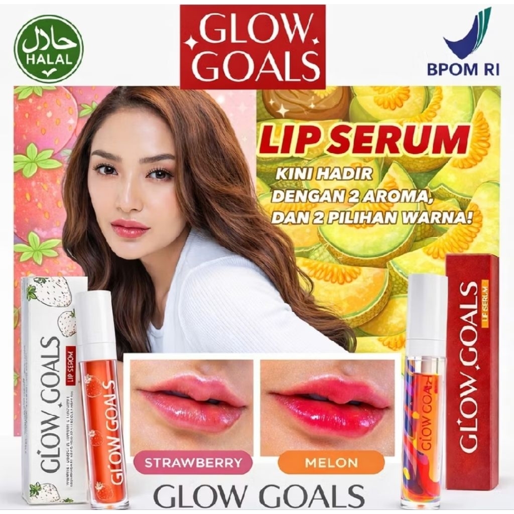 LIP SERUM | GLOW GOALS | SKINCARE l 100% ORI