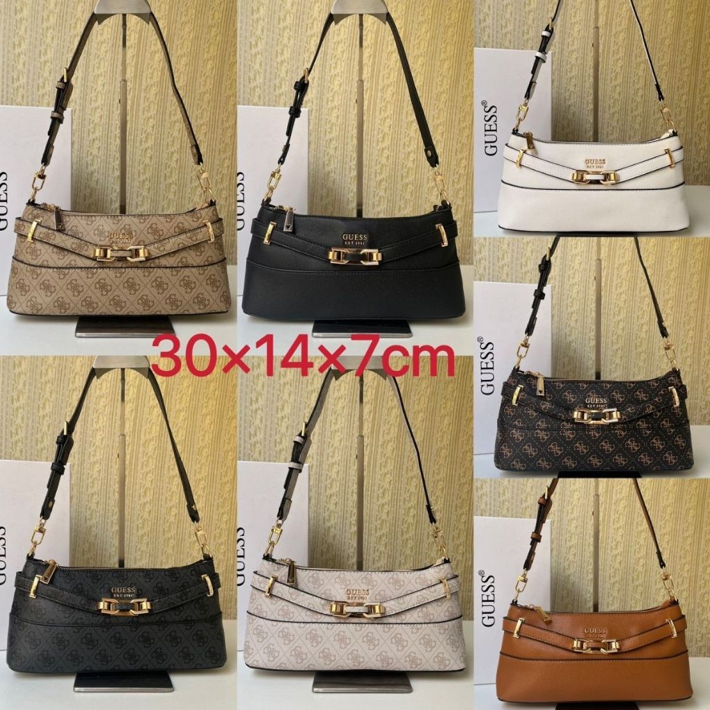 TAS TERBARU _ NEWS Guess Silvye Textured Shoulder Bags #8820